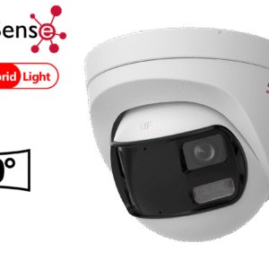 hikvision 3k colorvu dual lens 180° panoramic turbo hd turret camera ds 2ce72kf3tp dls
