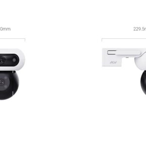 ezviz cb90x dual 4g kit – 4mp+4mp pan & tilt battery camera with 8w solar panel