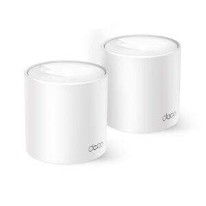 tp link deco x10 ax1500 wi fi 6 whole home mesh system (2 pack)