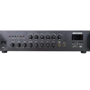 hikvision 240w 6 zone analog pa amplifier ds qae0a240g1 vb6 – bluetooth, usb, sd