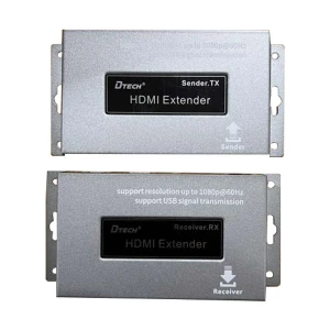 d tech hdmi usb kvm extender 150 m with ir dt 7054a