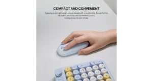 Fantech GO Mochi 101 WK899 Wireless Keyboard & Mouse Combo – Tri-Mode, Full Size