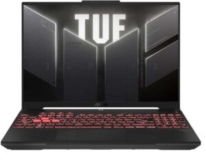 ASUS TUF Gaming A16 FA607NUG Laptop – Ryzen 7 7445HS, 16GB RAM, 512GB SSD, RTX 4050 6GB, 16″ 144Hz, Windows 11 Home