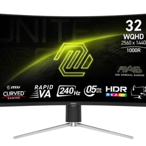 msi mag 325cqrxf e2 32" qhd curved gaming monitor – 240hz, 0.5ms