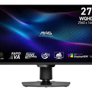 msi mag 274qpf x30mv 27" qhd mini led rapid va gaming monitor – 300hz, 0.5ms, hdmi 2.1