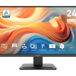 msi pro mp243l e14 24" fhd ips business monitor – 144hz